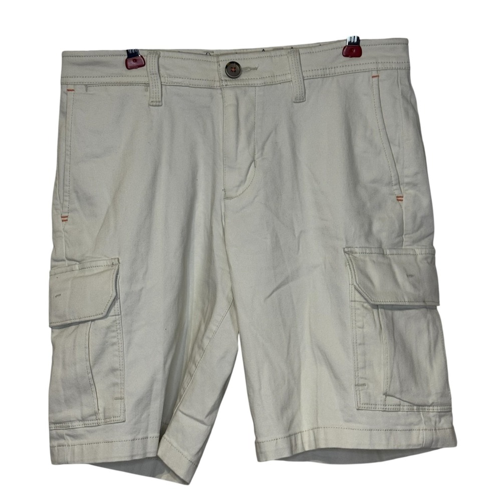 Tommy Bahama Mens Shorts Cabo Coast Cargo 9" Outdoor Hiking Bleached Sand 28 NWT